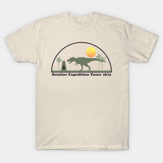 Routine Expedition Tours 1974 T-Shirt by GloopTrekker